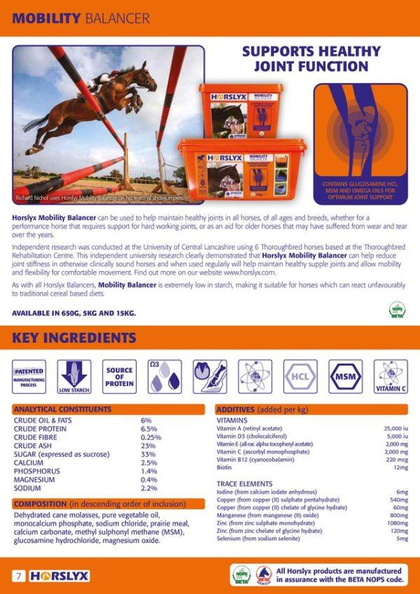 Horslyx Mobility Stable Vit & Mineral Lick 5kg - Image 2