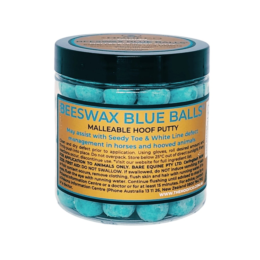 The Hoof Co Beeswax BLUE Balls - Image 3
